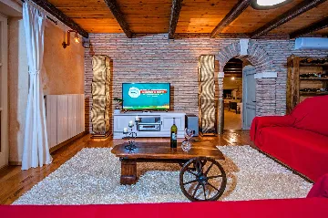 Rustic Stone Villa in Krmed for Up to 10 Guests
