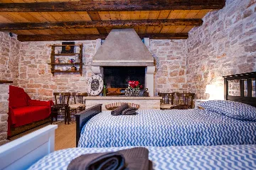 Rustic Stone Villa in Krmed for Up to 10 Guests