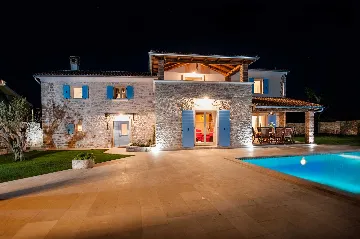 Rustic Stone Villa in Krmed for Up to 10 Guests