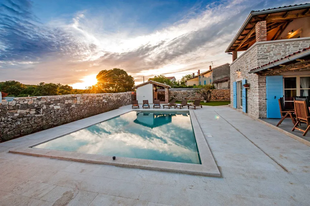 Rustic Stone Villa in Krmed for Up to 10 Guests