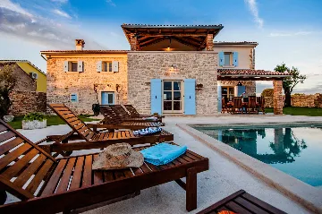 Rustic Stone Villa in Krmed for Up to 10 Guests