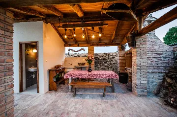 Rustic Stone Villa in Krmed for Up to 10 Guests