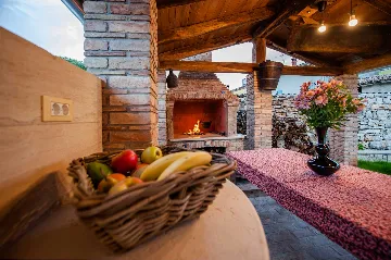 Rustic Stone Villa in Krmed for Up to 10 Guests
