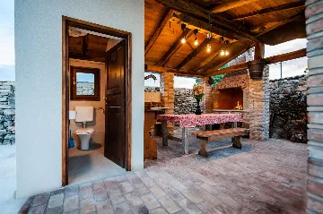 Rustic Stone Villa in Krmed for Up to 10 Guests