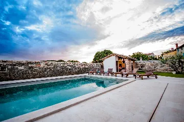 Rustic Stone Villa in Krmed for Up to 10 Guests