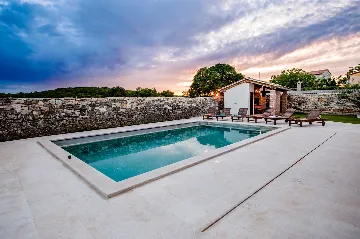 Rustic Stone Villa in Krmed for Up to 10 Guests