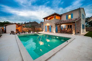 Rustic Stone Villa in Krmed for Up to 10 Guests