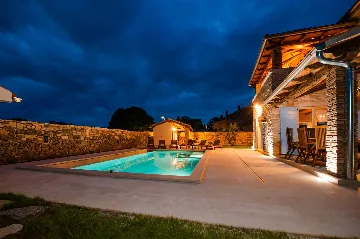 Rustic Stone Villa in Krmed for Up to 10 Guests