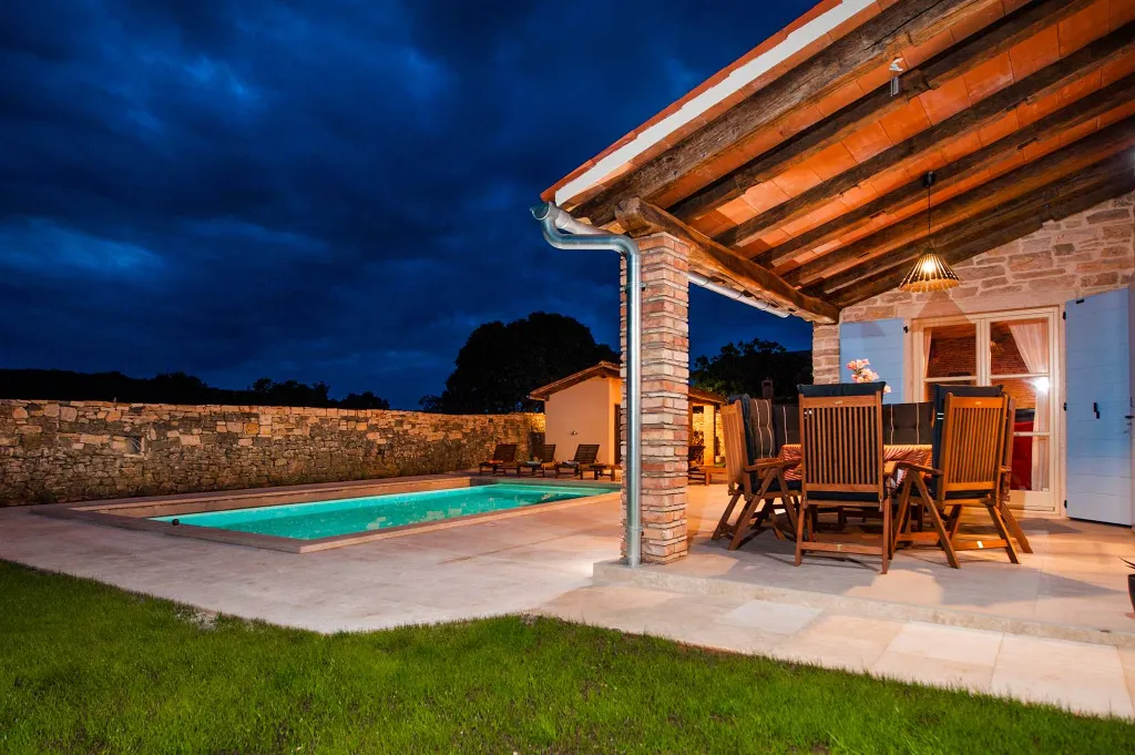 Rustic Stone Villa in Krmed for Up to 10 Guests