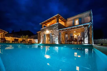 Rustic Stone Villa in Krmed for Up to 10 Guests