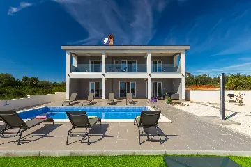 Modern Villa with Private Pool and Sea Views in Peruški