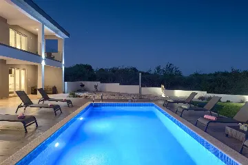 Modern Villa with Private Pool and Sea Views in Peruški