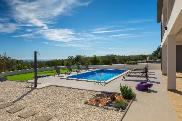 Modern Villa with Private Pool and Sea Views in Peruški