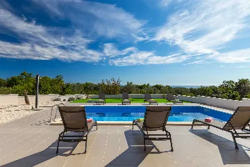 Modern Villa with Private Pool and Sea Views in Peruški