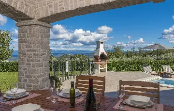 Vižinada Villa with Private Pool for 8 Guests