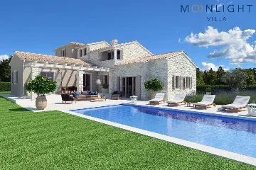 Srebrnići 4-Bedroom Villa with Saltwater Pool