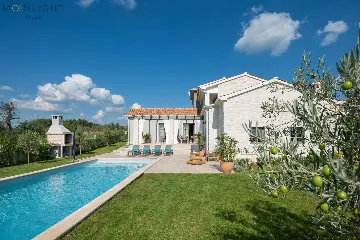 Srebrnići 4-Bedroom Villa with Saltwater Pool