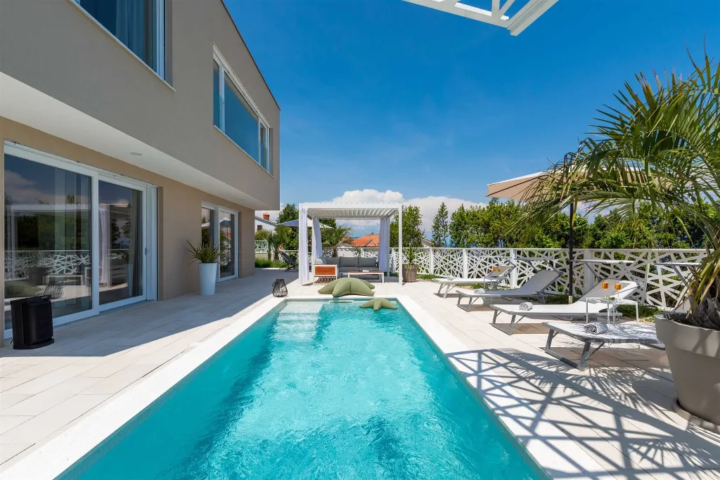 Villa in Ravni with Private Pool & Sea Views