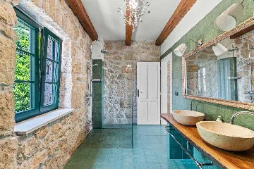 Stone-Style Villa with Sea View in Bribir