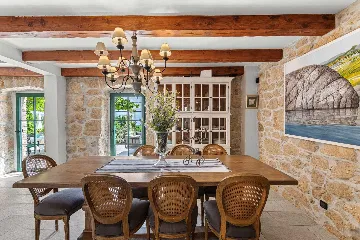 Stone-Style Villa with Sea View in Bribir