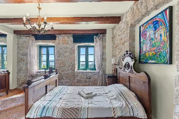 Stone-Style Villa with Sea View in Bribir