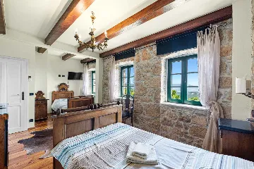 Stone-Style Villa with Sea View in Bribir