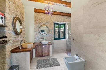 Stone-Style Villa with Sea View in Bribir