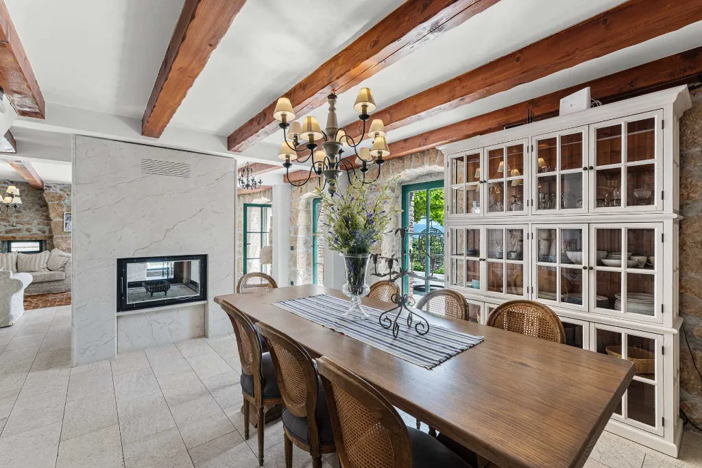 Stone-Style Villa with Sea View in Bribir
