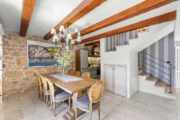 Stone-Style Villa with Sea View in Bribir