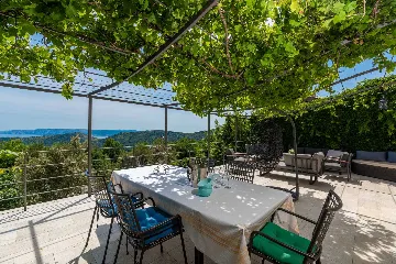 Stone-Style Villa with Sea View in Bribir