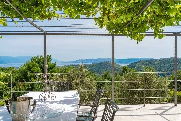 Stone-Style Villa with Sea View in Bribir