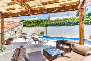 Semi-Detached Villa in Novi Vinodolski for 8 Guests