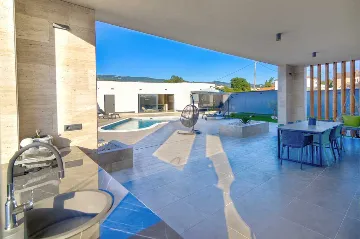 Modern Villa with Private Heated Pool in Novi Vinodolski