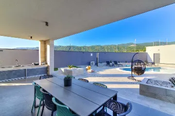 Modern Villa with Private Heated Pool in Novi Vinodolski