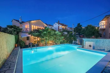 Modern Villa with Pool and Sea Views in Novi Vinodolski