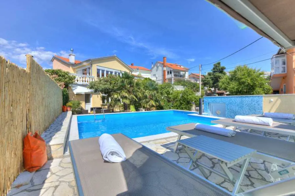 Modern Villa with Pool and Sea Views in Novi Vinodolski