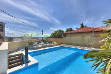 Modern Villa with Pool and Sea Views in Novi Vinodolski