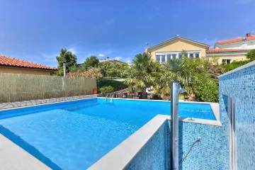 Modern Villa with Pool and Sea Views in Novi Vinodolski