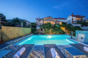 Modern Villa with Pool and Sea Views in Novi Vinodolski