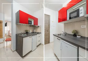 Studio in Pula for 2 Guests, Courtyard View