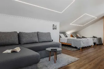 Vir Studio Apartment for 3–4 with Balcony