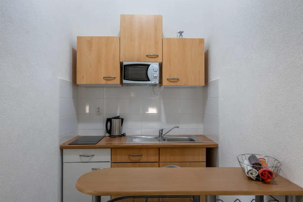 Apartment with Balcony in Vir for 4
