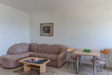 Beachfront Apartment with Sea-View Balcony in Vir