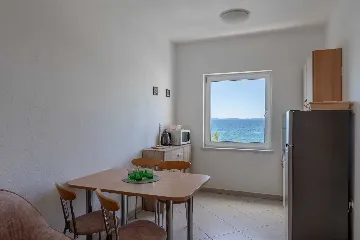 Beachfront Apartment with Sea-View Balcony in Vir