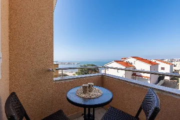 Privlaka Studio Apartment with Sea-View Terrace