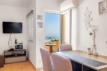 Privlaka Studio Apartment with Sea-View Terrace