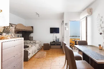 Privlaka Studio Apartment with Sea-View Terrace