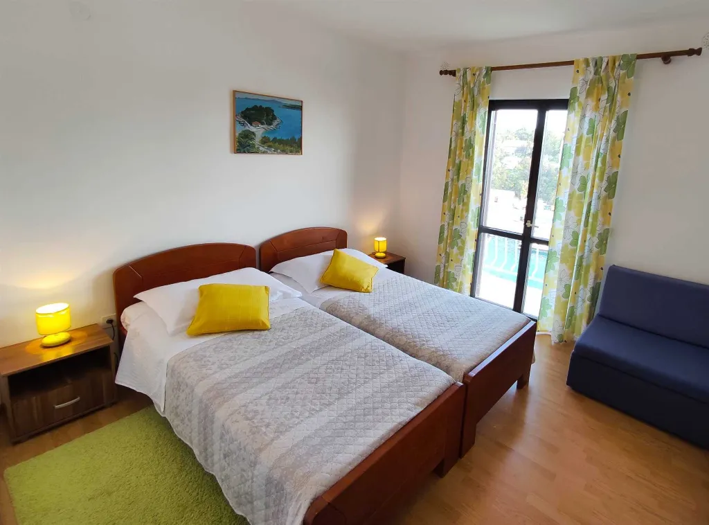 Two-Bedroom Apartment in Blato with Sea View