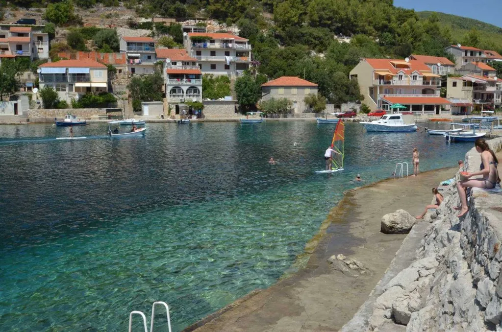 Two-Bedroom Apartment in Blato with Sea View