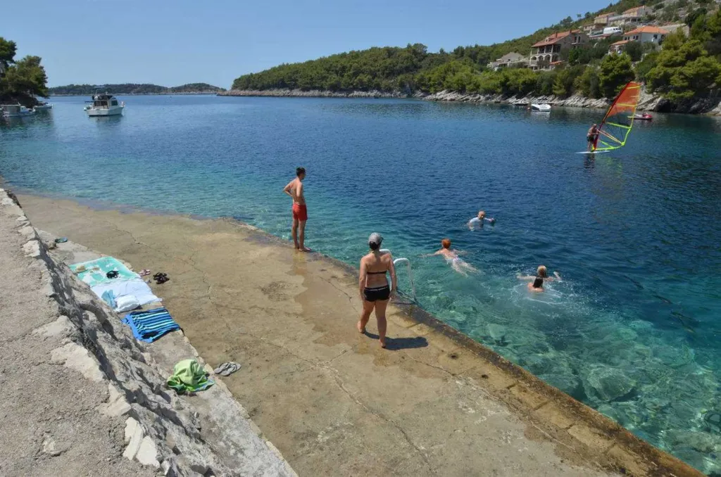Two-Bedroom Apartment in Blato with Sea View